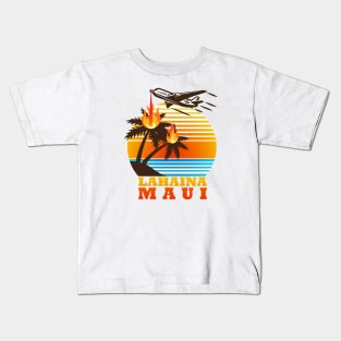 Lahaina wildfire cause Kids T-Shirt